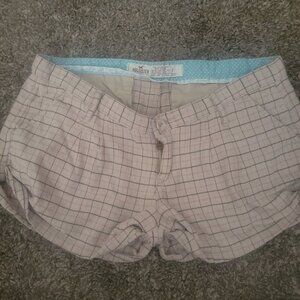 Hollister sz 1 plaid shorts